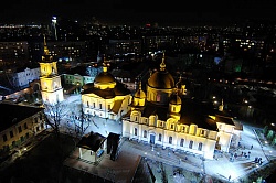 Архитектурная светодиодная подсветка Покровского женского монастыря